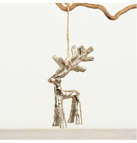Elevate your décor with our exquisite Hanging Reindeer. Spread holiday cheer this Christmas season!
