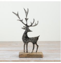 Unleash rustic charm with our chunky wooden block reindeer set. Perfect for adding a touch of Christmas cheer.