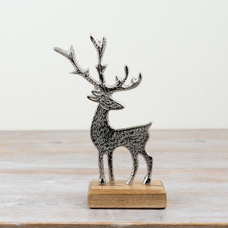  Metal Reindeer Ornament 23cm