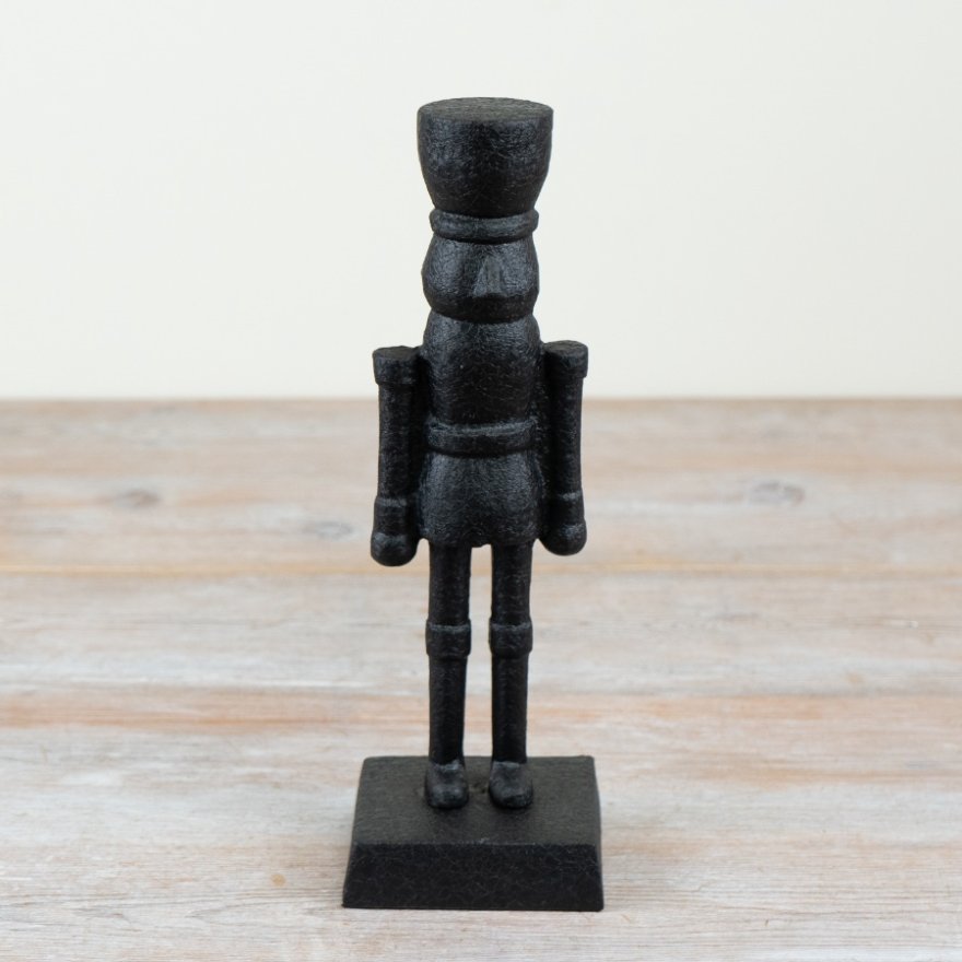 Black Aluminum Nutcracker, 28cm