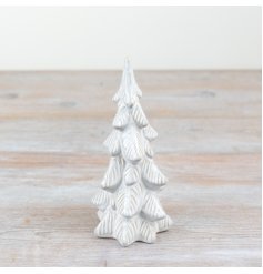 White Tree Ornament, 17cm 