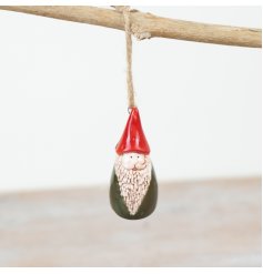 Santa Hanging Deco, 7cm 