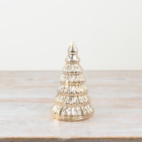 Gold Christmas Tree Light Up, 16.5cm LED