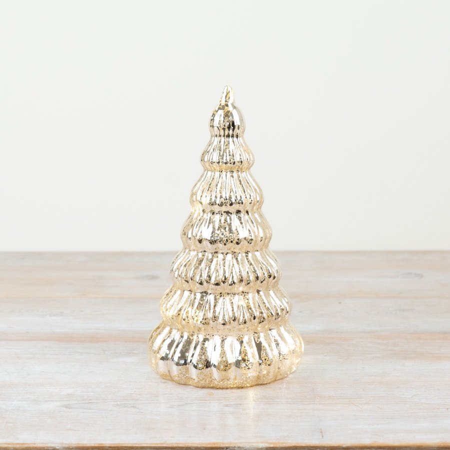 23cm Gold Light Up Tree