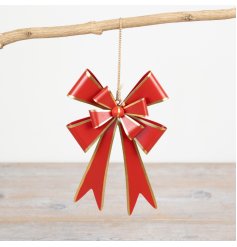 add some xmas flair to your deco with this bow hanger 