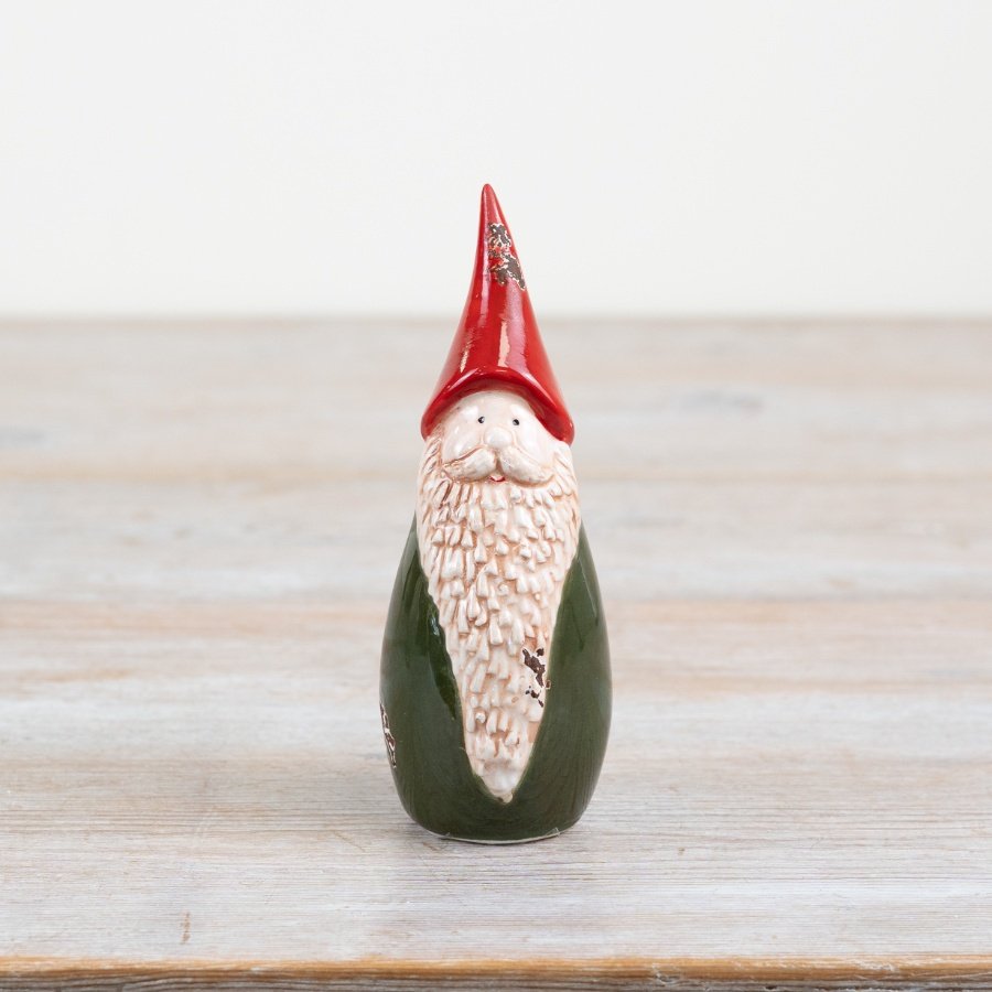 13cm Standing Santa Ornament