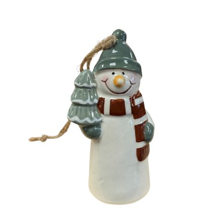 9cm Hanging Snowman Decor