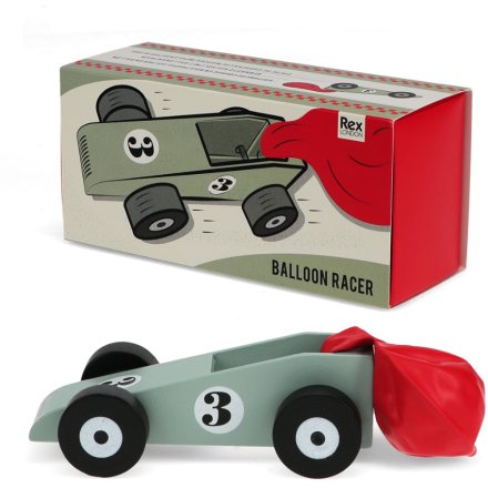 Create hours of fun with this balloon racing car from Rex International.
