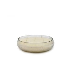Enhance your home with our 20cm Crackle Glass Wax Bowl 