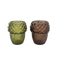 Add a touch of elegance and warmth to your home with our charming acorn holder 