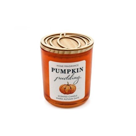 Scented Pumpkin Candlepot, 10cm 