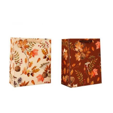 2/A Gift Bag Autumn Print, 23cm 