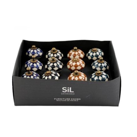 4/A Door Knobs Patterned Design, 6.5cm 