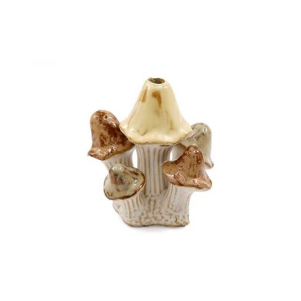 2/A Single Hole Mushroom Vase, 11cm 