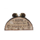 Invite some hedgehog love into your garden with our charming Hedgehog Home Deco Garden Sign