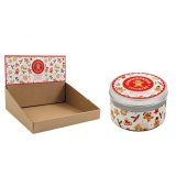Gingerbread Tin Candle 8cm