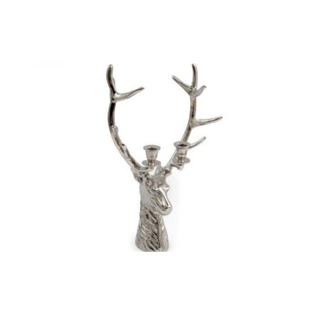 2Pce Deer Candle Holder, 50cm 