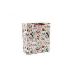 23cm Xmas Folk Gift Bag