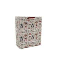 33cm Folk Xmas Gift Bag
