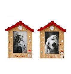 2/A Pebble Cat/dog Photo Frame, 23cm 