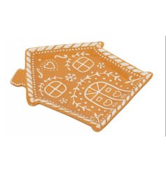 Gingerbread House Plate, 23cm 