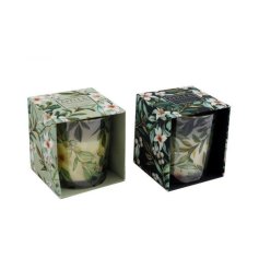 2/A Glass Sage Wax Candle, 7.5cm 