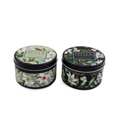 Festive Sage Berry Candle Tin 2/a