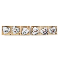 Pk3 Woodland Heart Hangers