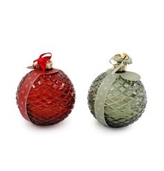 2/A Bauble Candle Pot, 11.5cm 