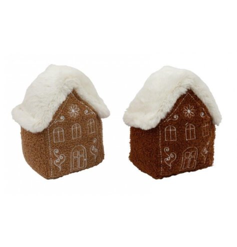 Get into the holiday spirit with our playful Gingerbread House Doorstop - a charming addition to any home.