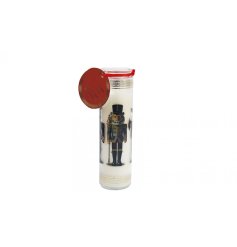 Tall Nutcracker Candle Tube, 20cm 