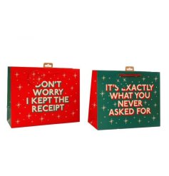 Xmas Fun Type Gift Bag 2/a