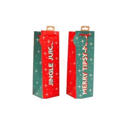 Xmas Fun Type Bottle Bag 2/a