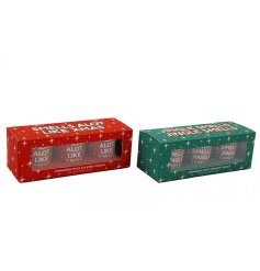 2/a Set of Fun Festive Candles