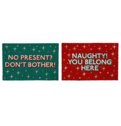 2/a Festive Humorous Doormats
