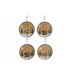Festive Cat/Dog Pebble Hangers