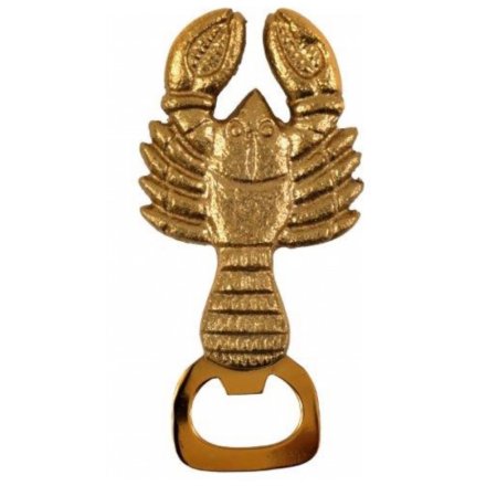 Gold Lobster Bottle Opener, 13cm 
