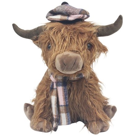 Highland Cow Doorstop, 30cm 