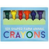 quirky animal themed crayon set 