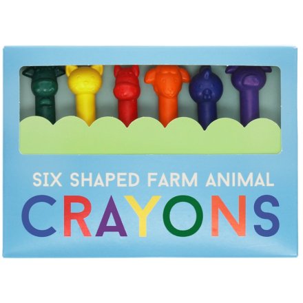 quirky animal themed crayon set 