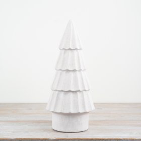 Timeless white holiday ornament for your tree – a must-have addition to your festive décor.