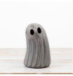 spooky standing stoneware ghost 