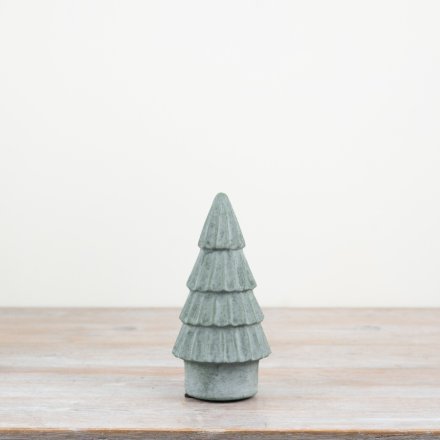 Mini green tree ornament with wheels