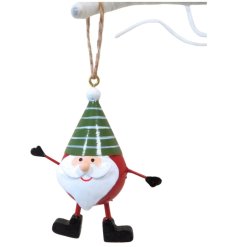 Santa Tree Decoration 7cm