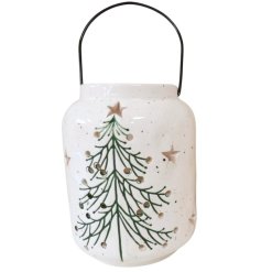 Cut Out Tree Lantern, 12.5cm 