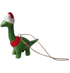 Dinosaur Tree Decoration 8.4cm