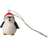 Add a whimsical touch to your Christmas tree with this 5.5cm ceramic Penguin Decoration