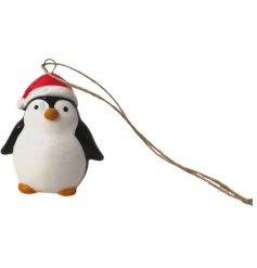Penguin Tree Decoration, 5.5cm