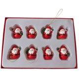 S/8 Santa Tree Decorations 
