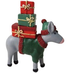 Donkey with Presents ,10.5cm
